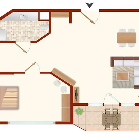 Apartman Strandhotel-26 *